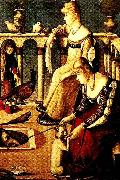 CARPACCIO, Vittore two venetian women oil painting reproduction